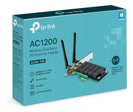 TARJETA DE RED TP-LINK ARCHER T4E AC1200 WIRELESS DUAL BAND PCIE
